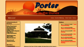 What Townofporter.com website looked like in 2019 (4 years ago)