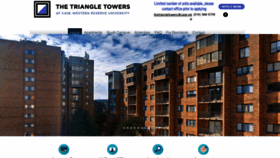 What Thetriangleapts.com website looked like in 2019 (4 years ago)