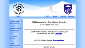 What Tsv-leuna.de website looked like in 2019 (4 years ago)