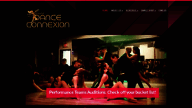 What Thedanceconnexion.com website looked like in 2019 (4 years ago)