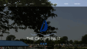 What Thecrowsnestrestaurant.com website looked like in 2019 (4 years ago)