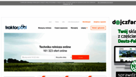 What Traktorpool.pl website looked like in 2019 (4 years ago)