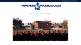 What Tampereenpoliisilaulajat.fi website looked like in 2019 (4 years ago)