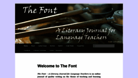 What Thefontjournal.com website looked like in 2019 (4 years ago)