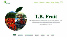 What Tbfruit.com website looked like in 2019 (4 years ago)