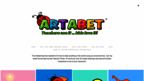 What Theartabet.com website looked like in 2019 (4 years ago)
