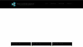 What Theclovergroupllc.com website looked like in 2019 (4 years ago)