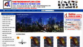 What Thietbidiennhatlinh.com website looked like in 2019 (4 years ago)