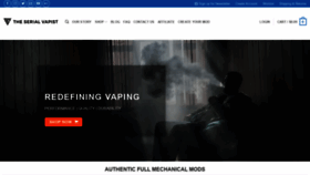 What Theserialvapist.com website looked like in 2019 (4 years ago)