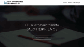 What Tilitoimistojheikkila.fi website looked like in 2019 (4 years ago)