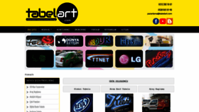 What Tabelart.com website looked like in 2019 (4 years ago)