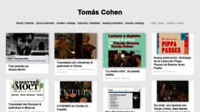 What Tomascohen.com website looked like in 2019 (4 years ago)