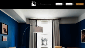What Thecommonwealthsuites.com website looked like in 2019 (4 years ago)