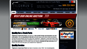 What Tilghmansautoparts.com website looked like in 2019 (4 years ago)