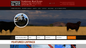 What Tombstonerealestate.com website looked like in 2019 (4 years ago)