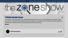 What Thezoneshow.com website looked like in 2019 (4 years ago)