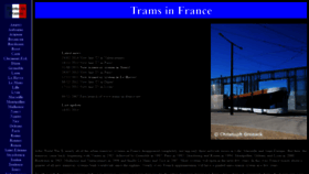 What Trams-in-france.net website looked like in 2019 (4 years ago)