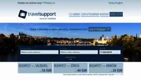 What Travelsupport.eu website looked like in 2019 (4 years ago)