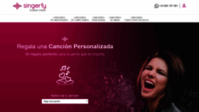 What Teregalounacancion.com website looked like in 2019 (4 years ago)