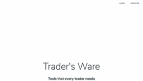 What Tradersware.com website looked like in 2019 (4 years ago)