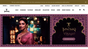 What Tanishq.co.in website looked like in 2019 (4 years ago)