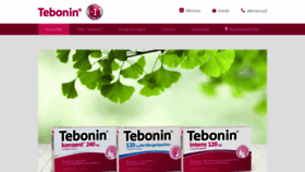What Tebonin.de website looked like in 2019 (4 years ago)
