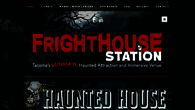 What Tacomahaunts.com website looked like in 2019 (4 years ago)