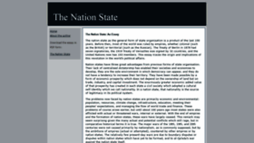 What Thenationstate.co.uk website looked like in 2019 (4 years ago)