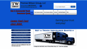What Twgtruckinsurance.com website looked like in 2019 (4 years ago)