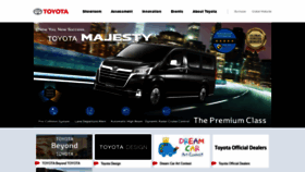 What Toyota-myanmar.com website looked like in 2019 (4 years ago)