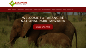 What Tarangiretanzania.com website looked like in 2019 (4 years ago)