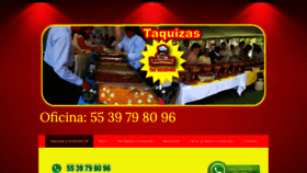 What Taquizas-adomicilio.com.mx website looked like in 2019 (4 years ago)