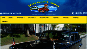 What Thewestcoastclassics.com website looked like in 2019 (4 years ago)