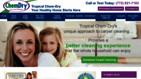 What Tropicalchemdry.com website looked like in 2019 (4 years ago)