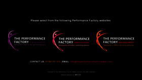 What Theperformancefactorywales.com website looked like in 2019 (4 years ago)