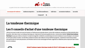 What Tondeusedejardin.fr website looked like in 2019 (4 years ago)