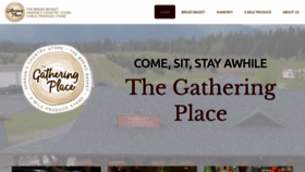 What Thegatheringplace.info website looked like in 2019 (4 years ago)