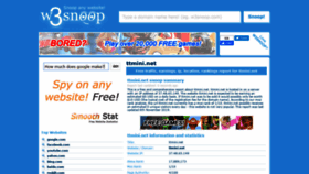 What Ttmini.net.w3snoop.com website looked like in 2019 (4 years ago)