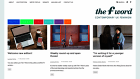 What Thefword.org.uk website looked like in 2019 (4 years ago)