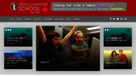 What Teenscomputerschool.com website looked like in 2019 (4 years ago)