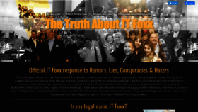 What Thetruthaboutjtfoxx.co.za website looked like in 2019 (4 years ago)