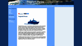 What Traghettiponza.com website looked like in 2019 (4 years ago)