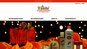What Taashibeauty.com website looked like in 2019 (4 years ago)