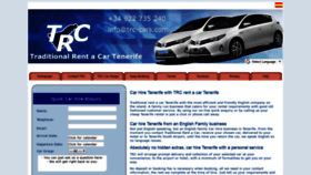 What Trc-cars.com website looked like in 2019 (4 years ago)