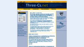 What Three-cs.net website looked like in 2019 (4 years ago)