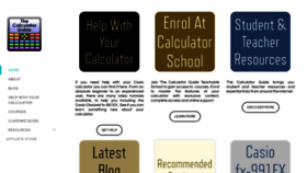 What Thecalculatorguide.com website looked like in 2019 (4 years ago)