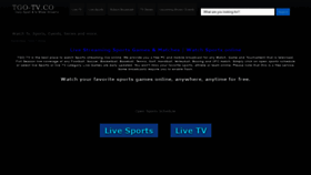 What Tgo-tv.co website looked like in 2019 (4 years ago)