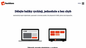 What Touchstore.cz website looked like in 2019 (4 years ago)