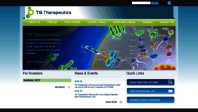What Tgtherapeutics.com website looked like in 2019 (4 years ago)