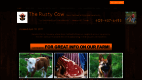 What Therustycowcompany.com website looked like in 2019 (4 years ago)